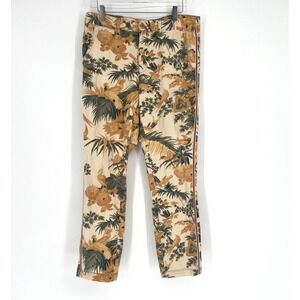 Anthropologie‎ Chino Pants Womens 30 Relaxed Bird Paradise Tropical Boho